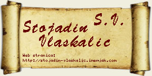 Stojadin Vlaškalić vizit kartica